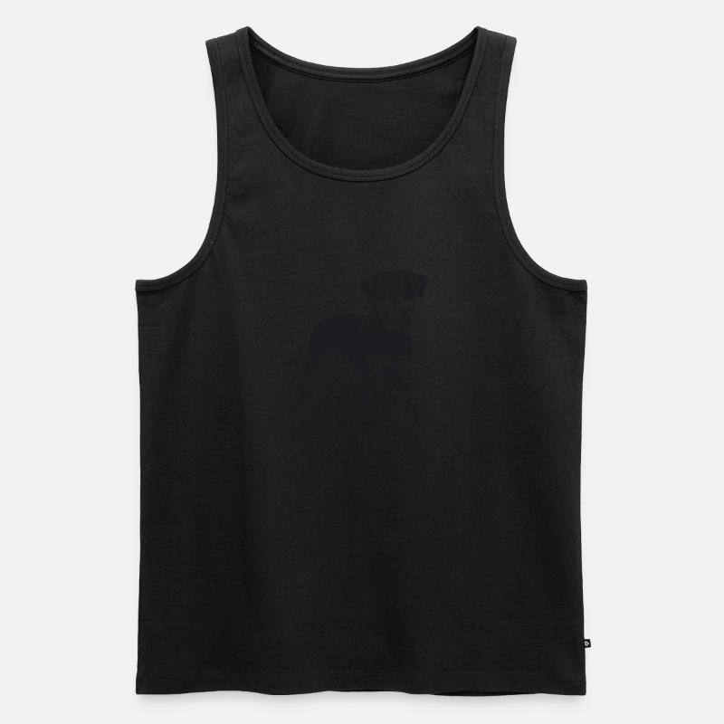Rottweiler - Männer Premium Bio Tank Top - Schwarz