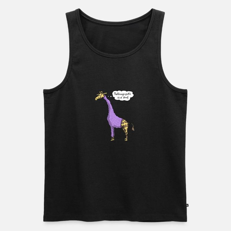 Giraffe Rollkragenpulli - Männer Premium Bio Tank Top - undefined