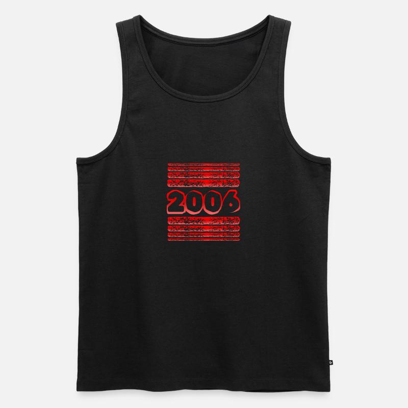 2006 - Männer Premium Bio Tank Top - Schwarz