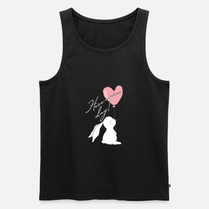 Have a nice day! - Männer Premium Bio Tank Top - Schwarz
