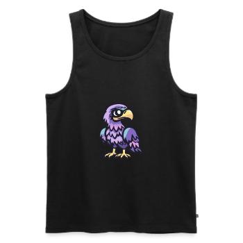 Adler Halloween Tier - Männer Premium Bio Tank Top - Schwarz - Vorne - AI Model Male 178 light (178cm)