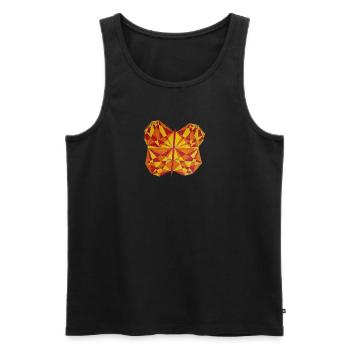 butterfly nice - Männer Premium Bio Tank Top - Schwarz - Vorne - Michal (187cm)