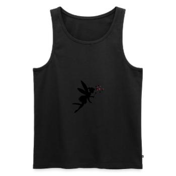 fairy love magic 02 - Men's Premium Organic Tank Top - black - Front - AI Model Male 178 light (178cm)