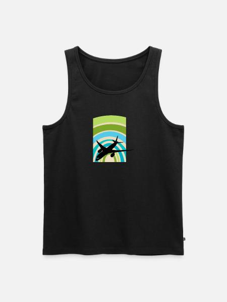 Luftfahrt Flugzeug - Männer Premium Bio Tank Top -