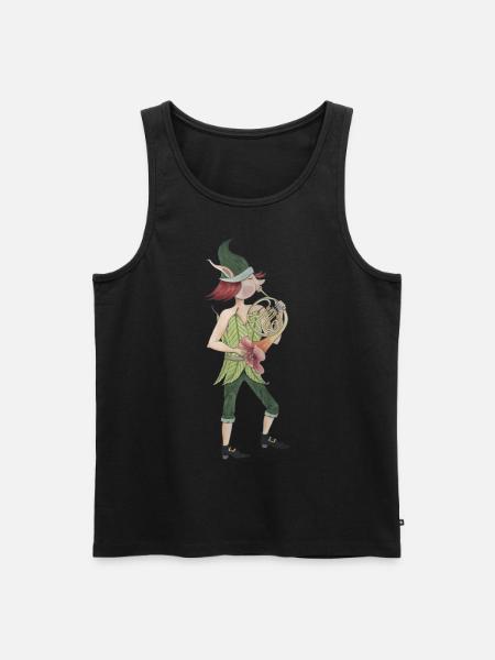 Fantasy Horn - Men's Premium Organic Tank Top - black