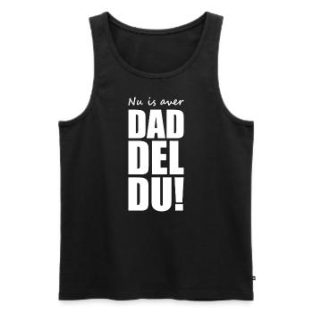 Plattdeutsch - Dialekt - Spruch - Männer Premium Bio Tank Top - Schwarz - Vorne - AI Model Male 178 light (178cm)