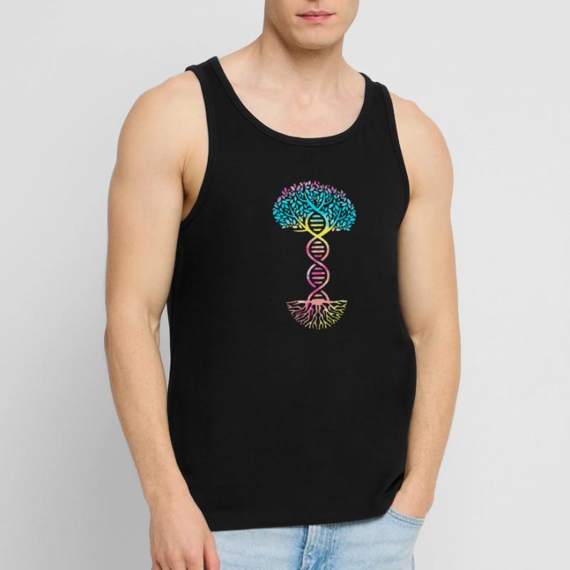 Structural formula molecule Men's Premium Organic Tank Top