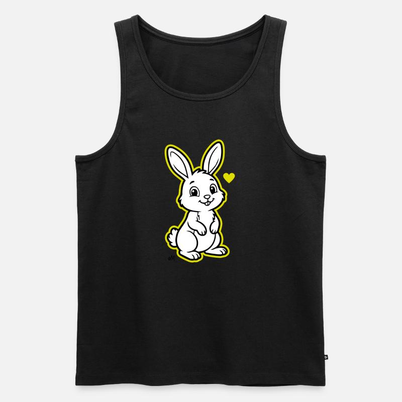 Suzy_the_Rabbit - Männer Premium Bio Tank Top - Schwarz