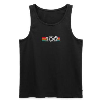 Awesome Since 2017 6th Birthday Gifts 6 Years Old - Men's Premium Organic Tank Top - black - Front - Michal (187cm)