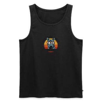 Genial seit 1978, 45 Jahre alt, 45. Geburtstag - Männer Premium Bio Tank Top - Schwarz - Vorne - Michal (187cm)