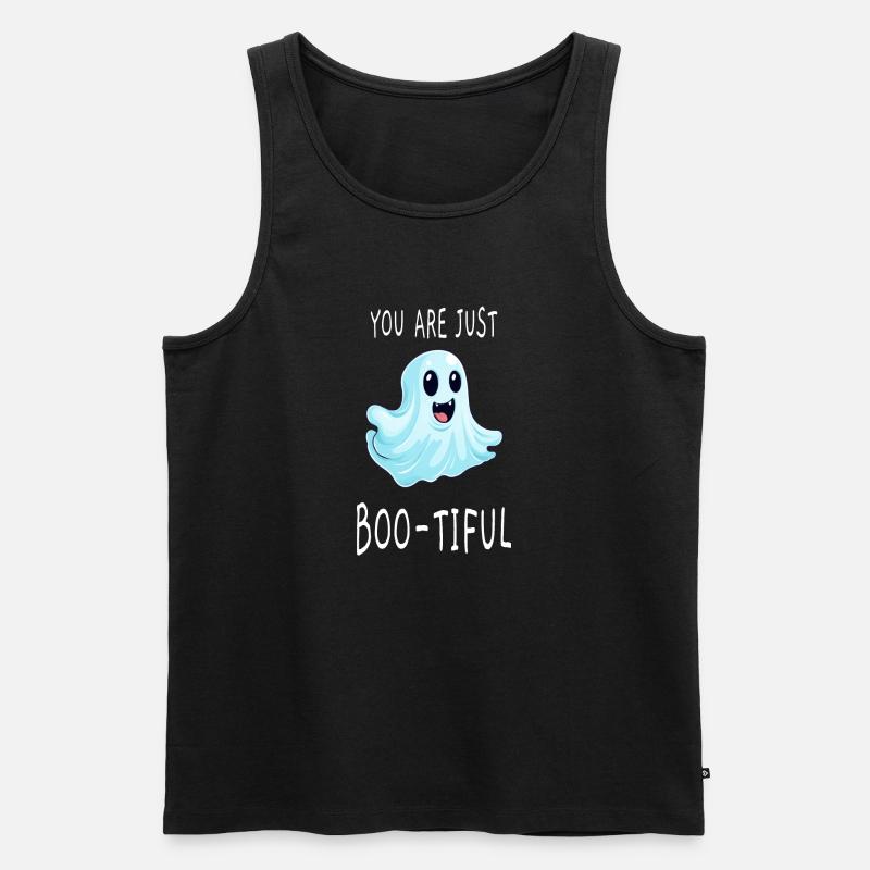 Geist | "bootiful" - Männer Premium Bio Tank Top - Schwarz