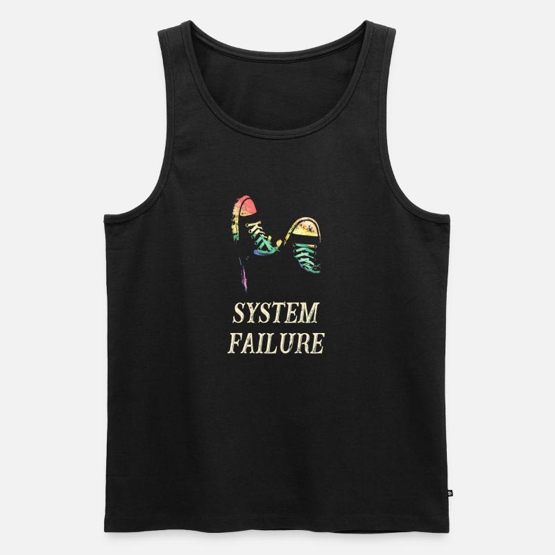 System failure - Männer Premium Bio Tank Top - Schwarz