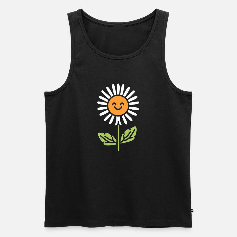 Löwenzahn - Männer Premium Bio Tank Top - Schwarz