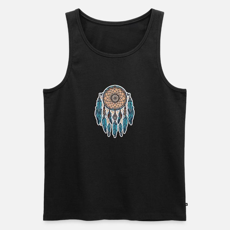Traumfänger - Männer Premium Bio Tank Top - Schwarz