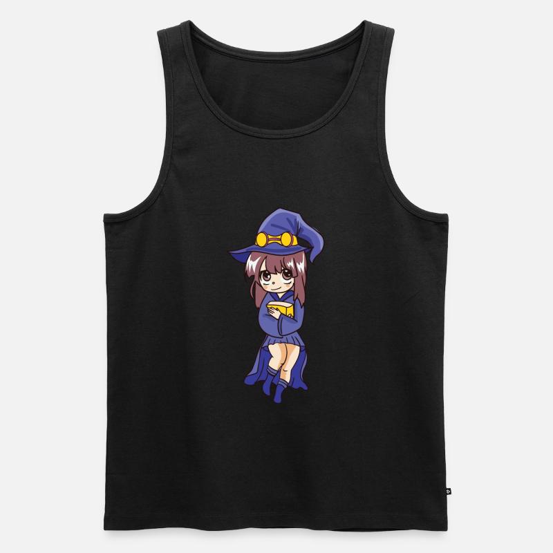 Hexe - Männer Premium Bio Tank Top - Schwarz