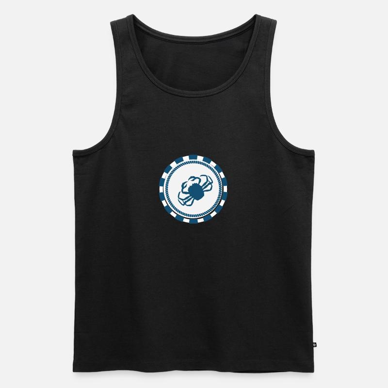 Krabbe - Männer Premium Bio Tank Top - undefined