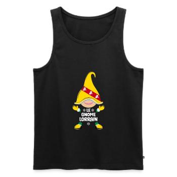 Familie Weihnachtsregion Lothringen Gnome Lorrain - Männer Premium Bio Tank Top - Schwarz - Vorne - AI Model Male 178 light (178cm)