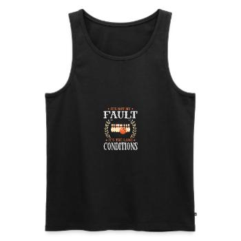 Funny It's Not My Fault Bowler Team Bowling Lane - Men's Premium Organic Tank Top - black - Front - Michal (187cm)