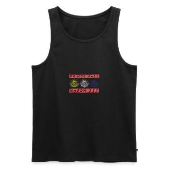 Sarcastic Freemasons Prince Hall Mason 357 - Men's Premium Organic Tank Top - black - Front - AI Model Male 178 light (178cm)
