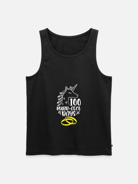 Marry - Men's Premium Organic Tank Top - black