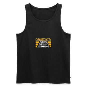 Sniff Networks Not Drugs Funny Cybersecurity - Men's Premium Organic Tank Top - black - Front - Michal (187cm)