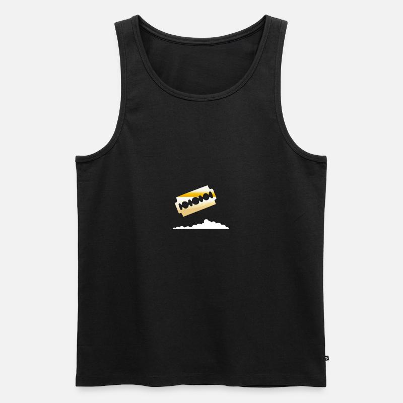 Kokain - Männer Premium Bio Tank Top - Schwarz