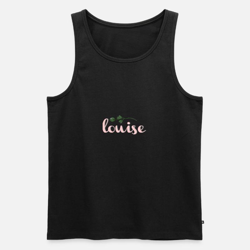 Louise - Männer Premium Bio Tank Top - Schwarz