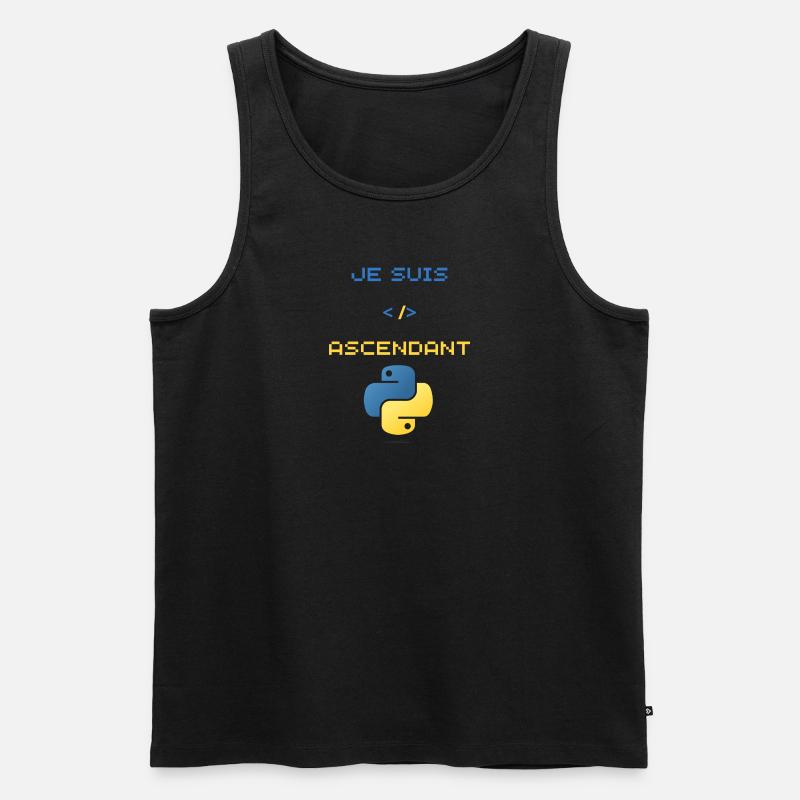 Geschenk für Python-Entwickler - Männer Premium Bio Tank Top - undefined
