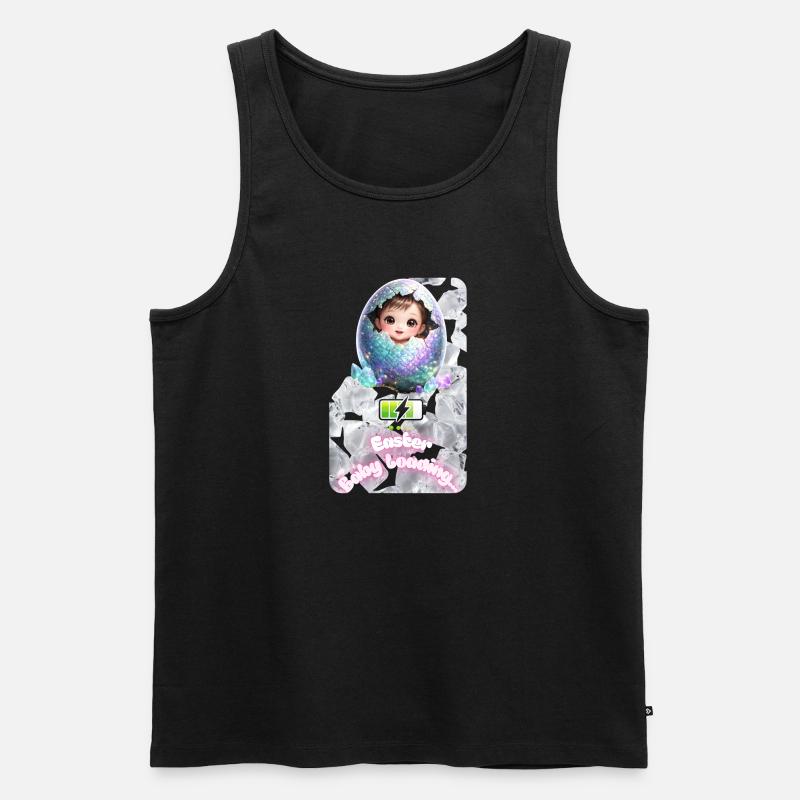Easter Bud Baby Egg Explosion - Men's Premium Organic Tank Top - black