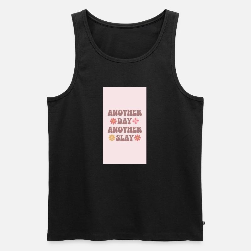 83FC9E1B3B012827956D3318E19E2782 - Männer Premium Bio Tank Top - Schwarz
