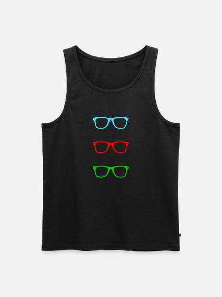 glases - Débardeur bio Premium Homme - noir