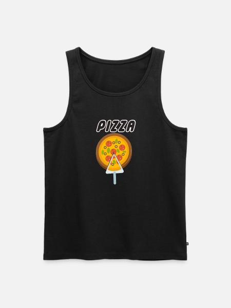 Pizza - Débardeur bio Premium Homme - noir