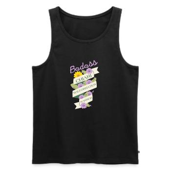 Arnold Chiari Malformation Warrior Bewusstsein - Männer Premium Bio Tank Top - Schwarz - Vorne - AI Model Male 178 light (178cm)