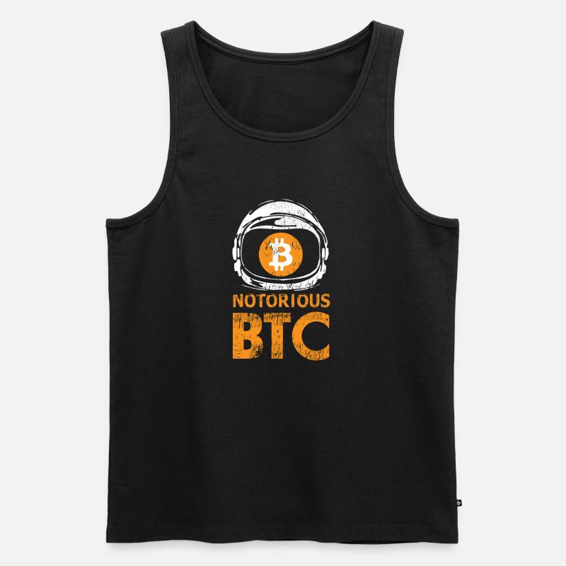 Nitorious BTC - Männer Premium Bio Tank Top - Schwarz