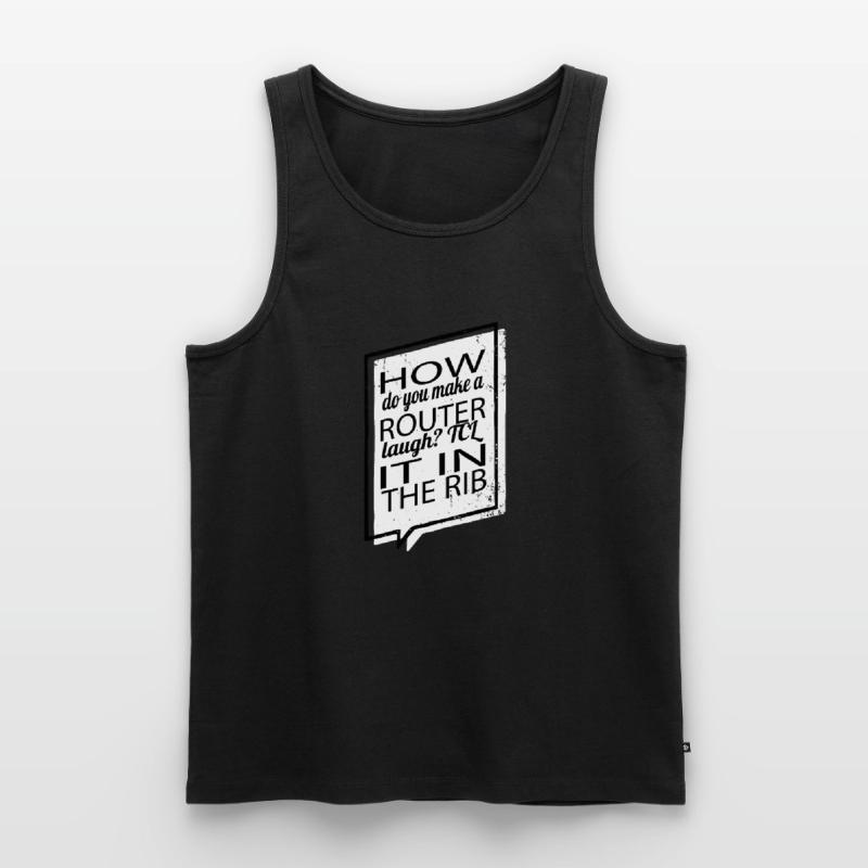 quote fun computer humour fullstack developer Men's Premium Organic Tank Top
