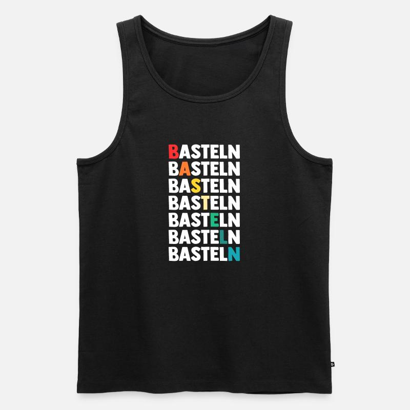Bastler Basteln - Männer Premium Bio Tank Top - Schwarz