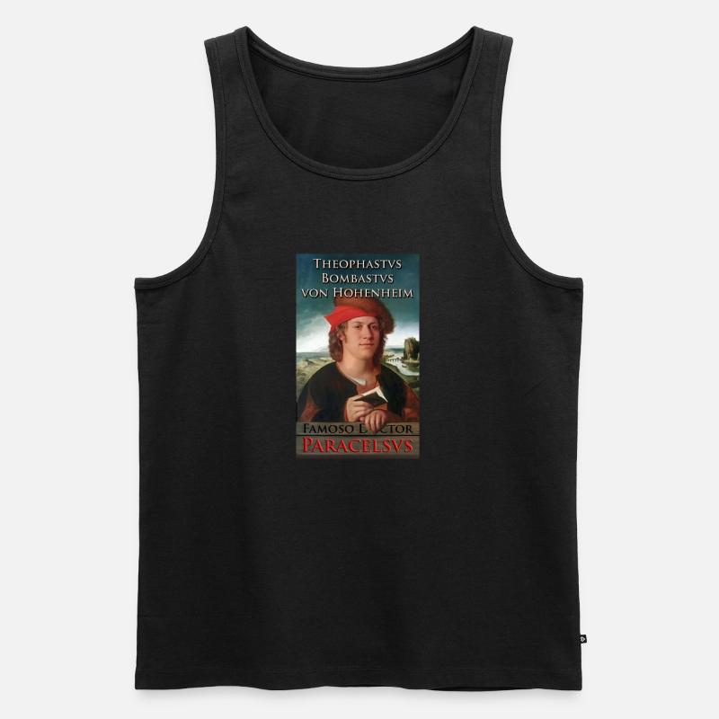 PARACELSUS MEDICUS - Männer Premium Bio Tank Top - Schwarz