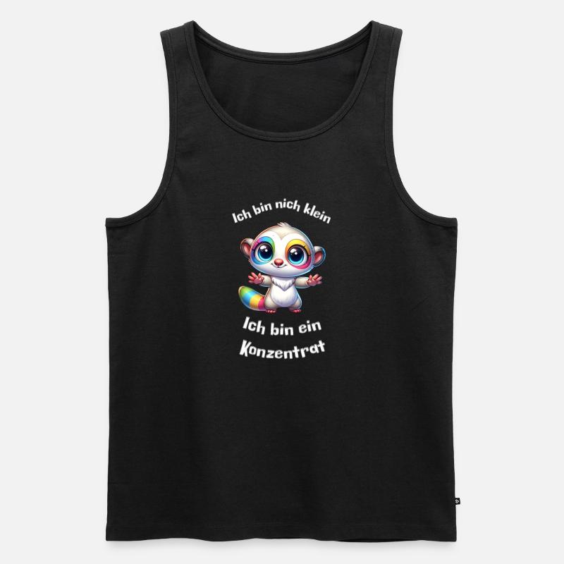 Klein aber ein Konzentrat - Männer Premium Bio Tank Top - Schwarz