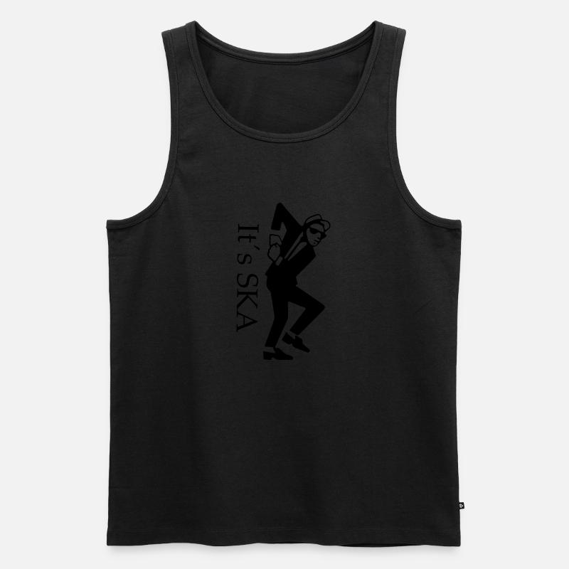 its_ska - Männer Premium Bio Tank Top - Schwarz