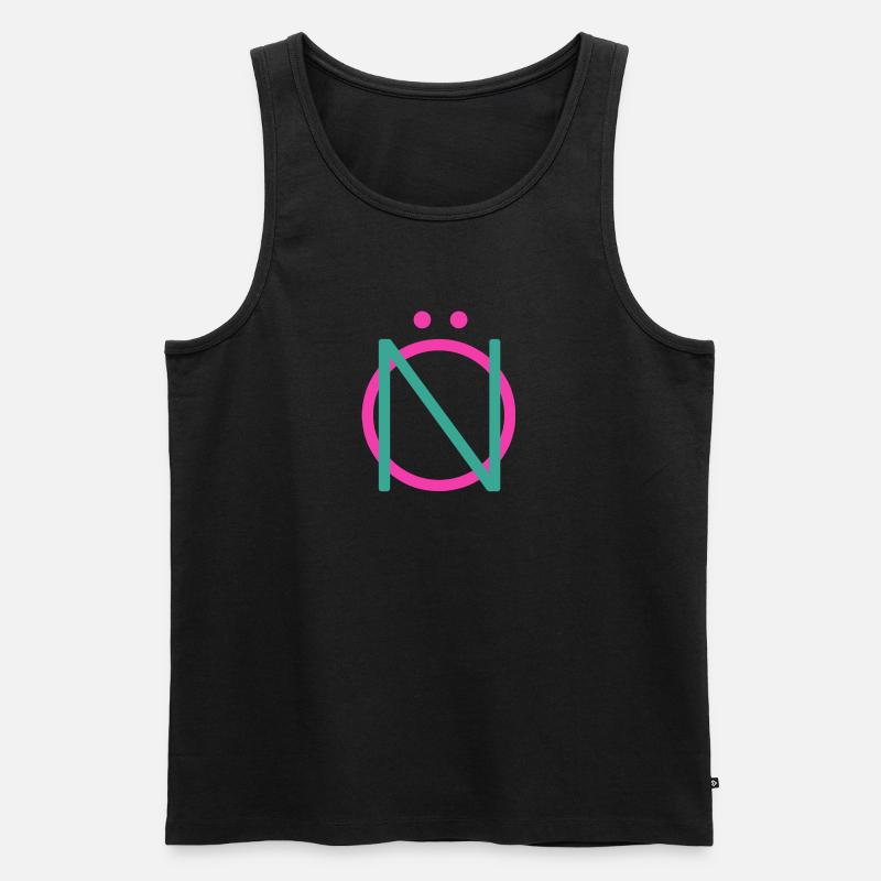 Nö4 - Männer Premium Bio Tank Top - Schwarz