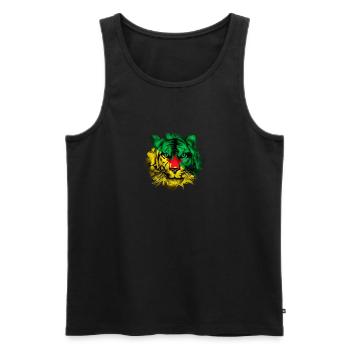 Französisch-Guayana - Männer Premium Bio Tank Top - Schwarz - Vorne - AI Model Male 178 light (178cm)