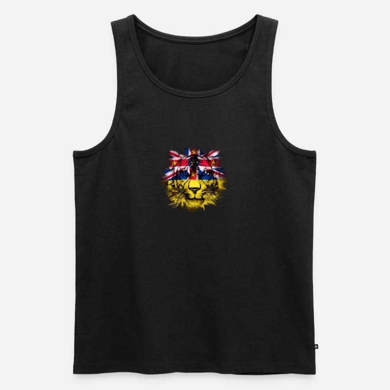 Niue - Männer Premium Bio Tank Top - Schwarz