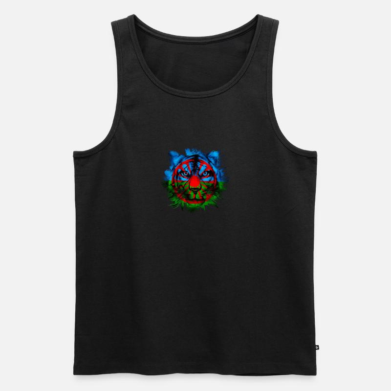 Roma - Männer Premium Bio Tank Top - Schwarz