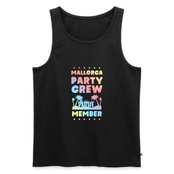 Mallorca Party Crew - Débardeur bio Premium Homme - noir - Devant - Michal (187cm)
