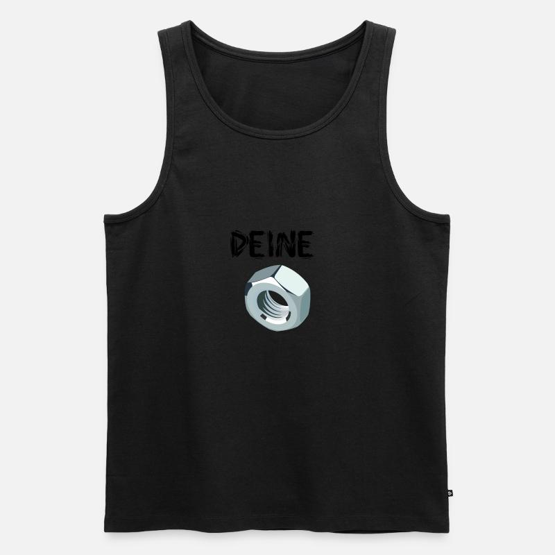 Deine Mutter - Männer Premium Bio Tank Top - undefined