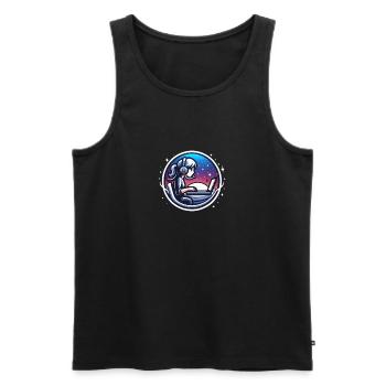 it's all in your mind - Männer Premium Bio Tank Top - Schwarz - Vorne - AI Model Male 178 light (178cm)