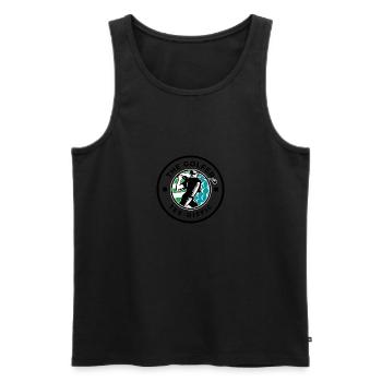 Golf Tee-Riffic Lover Funny Golfing - Débardeur bio Premium Homme - noir - Devant - AI Model Male 178 light (178cm)