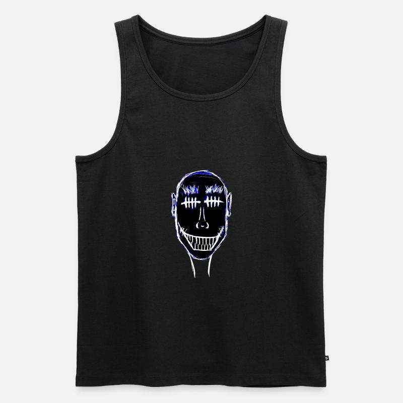 Ureshii - Männer Premium Bio Tank Top - Schwarz
