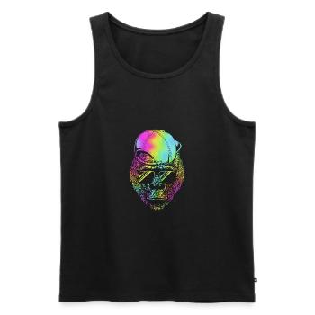 Gorilla - Men's Premium Organic Tank Top - black - Front - AI Model Male 178 light (178cm)