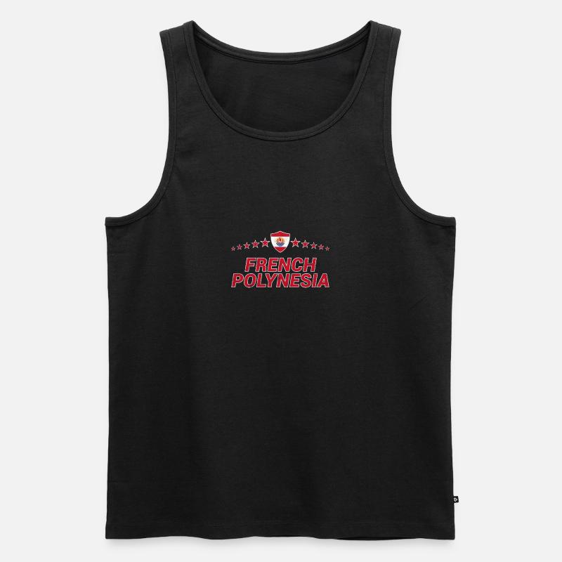 Französisch-Polynesien - Männer Premium Bio Tank Top - Schwarz
